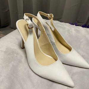 White Heels Size 7
